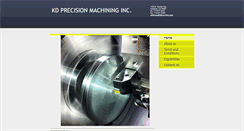 Desktop Screenshot of kdprecision.com